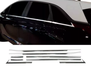 Хром нижні молдинги вікон Opel Crossland X (17-24) - Omsa