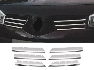 Хром на решітку радіатора Renault Megane II (02-06) - Omsa