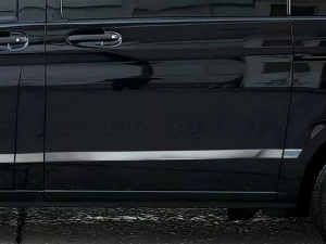 Хром молдинги дверні Mercedes Vito / V W447 SWB (L1/L2) 2 двері 8