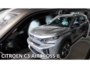 Дефлектори вікон Citroen C3/e-C3 Aircross II (CC24; 24-) - Heko (вставні вітровики) 4