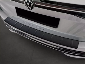 Накладка на задній бампер VW Passat B9 (3J; 23-) Універсал - Avisa (чорна) 6