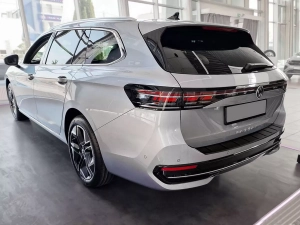 Накладка на задній бампер VW Passat B9 (3J; 23-) Універсал - Avisa (чорна) 7