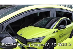 Дефлекторы окон Skoda Enyaq Coupe iV (22-) - Heko (вставные ветровики) 4