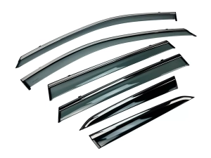 Вітровики Nissan X-Trail IV / Roque (T33; 22-) - Hawk (з хром молдингом) 6 шт
