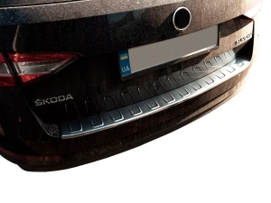 Накладка на задній бампер Skoda Superb III (3V; 15-24) Універсал - Omsa 6