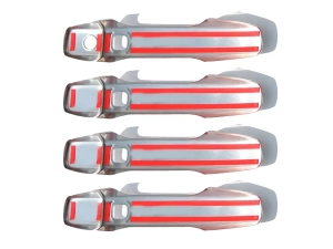 Хром накладки на ручки Toyota LC 200 (07-15) - из 4 сенсорами (Omsa) 3