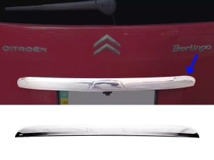 Хром накладка над номером Citroen Berlingo II (08-18)
