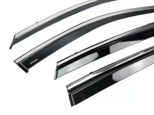 Дефлектори вікон Hyundai Tucson IV (NX4; 21-) SWB Short - Hawk (з хром молдингом) 3