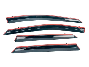 Дефлектори вікон Hyundai Tucson IV (NX4; 21-) SWB Short - Hawk (з хром молдингом) 4