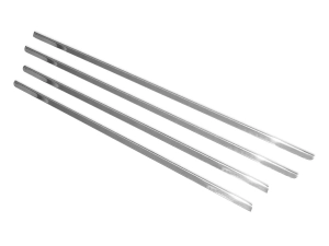 Хром нижні молдинги вікон Mercedes E W211 (02-09) Седан - Omsa 2