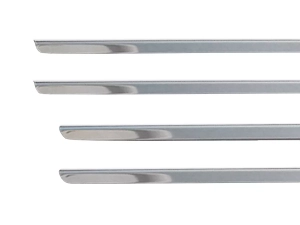 Хром нижні молдинги вікон Mercedes E W211 (02-09) Седан - Omsa 3