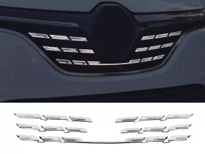 Хром на решітку радіатора Renault Megane IV (21-24) - Carmos