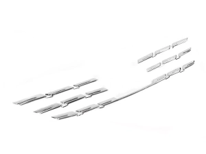 Хром на решітку радіатора Renault Megane IV (21-24) - Carmos 3