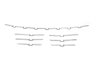 Хром на решітку бампера Renault Megane IV (21-24) 2