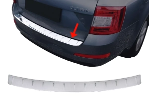 Накладка на задній бампер Skoda Octavia III (A7; 13-16) Універсал - Carmos