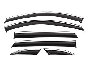 Вітровики MG HS I (AS23; 18-) - Hawk (з хром молдингом) 6 шт 2