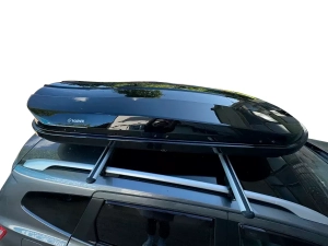 Автобокс на дах двосторонній чорний - HAWK 460 літрів 6