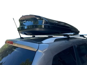 Автобокс на дах двосторонній чорний - HAWK 460 літрів 7