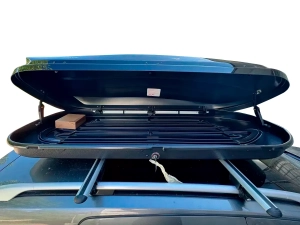 Автобокс на дах двосторонній чорний - HAWK 460 літрів 8