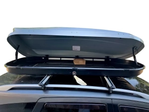 Автобокс на дах двосторонній сірий - HAWK 460 літрів 8