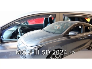 Дефлекторы окон MG 3 III (24-) - Heko (вставные ветровики) 4