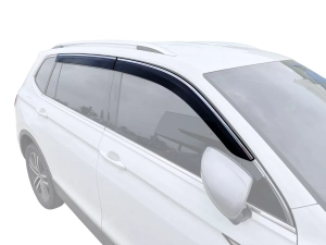 Дефлектори вікон VW Tiguan Allspace / USA (17-23) - Hic (з хром молдингом)