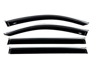 Дефлектори вікон VW Tiguan Allspace / USA (17-23) - Hic (з хром молдингом) 2