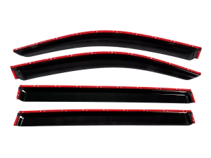 Дефлектори вікон VW Tiguan Allspace / USA (17-23) - Hic (з хром молдингом) 3