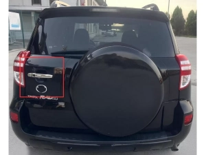 Хром накладки на ручки Toyota Rav4 III (06-12) - Carmos (с кнопками) 4