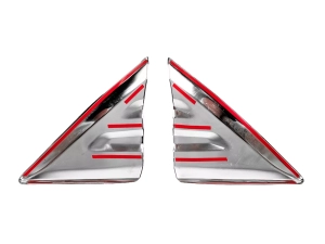 Хром на трикутники дзеркал Ford Transit IV (14-) 3