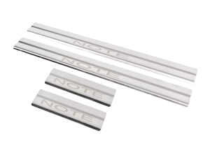 Накладки на пороги Nissan Note II (E12; 12.20) - матові 2