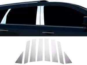 Хром молдинги дверних стійок Fiat Freemont (11-)