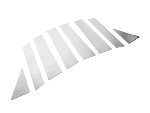 Хром молдинги дверних стійок Fiat Freemont (11-) 2