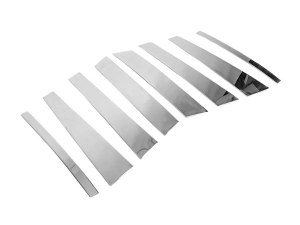 Хром молдинги дверних стійок BMW X5 E53 (00-06) 2