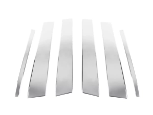 Хром молдинги дверних стійок VW Golf VII (12-20) Hatchback 2