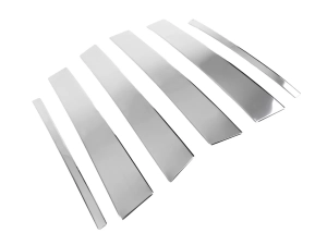 Хром молдинги дверних стійок VW Golf VII (12-20) Hatchback 3