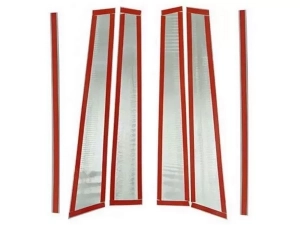 Хром молдинги дверних стійок VW Golf VII (12-20) Hatchback 4