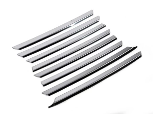 Хром накладки на решітку радіатора VW T4 (95-03) косий капот 3