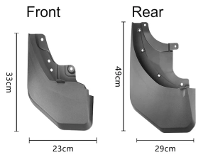 Бризковики Toyota LC Prado V (J250; 24-) - Premium 4