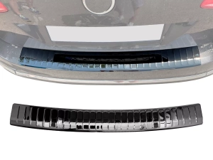 Накладка на бампер VW Passat B7 (11-15) Універсал - Nitto (чорна)