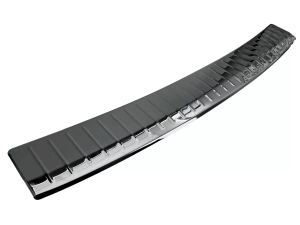 Накладка на бампер VW Passat B7 (11-15) Універсал - Nitto (чорна) 2