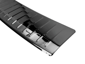 Накладка на бампер VW Passat B7 (11-15) Універсал - Nitto (чорна) 3