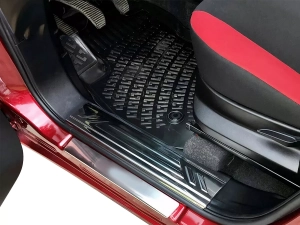 Накладки на внутренние пороги Fiat Doblo II (10-22) - Omsa (4 шт) 2