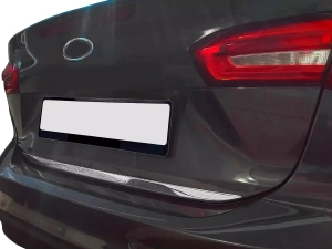 Хром на кромку багажника Ford Focus III (15-18) Седан рестайлинг 4