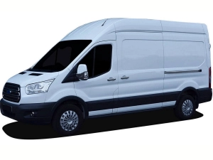 Хром накладки на ручки + замок Ford Transit IV (14-/20-) - Omsa (5 шт) 4