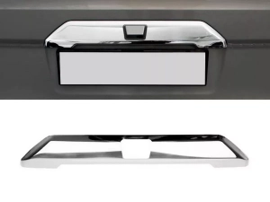 Хром накладка над номером Ford Custom (13-23) - 1 двері (з камерою)