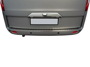 Хром накладка над номером Ford Custom (13-23) - 1 двері (з камерою) 4