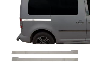 Хром молдинги зсувних дверей VW Caddy Life (2K; 04-15) Максі база