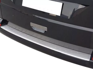 Накладка на бампер VW T6 / T6.1 (15-23) одна дверь - Omsa (матовая) 4