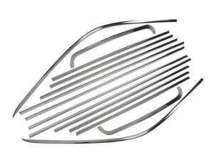 Хром повне обведення вікон VW T6 / T6.1 (15-23) короткий 2 двері 2